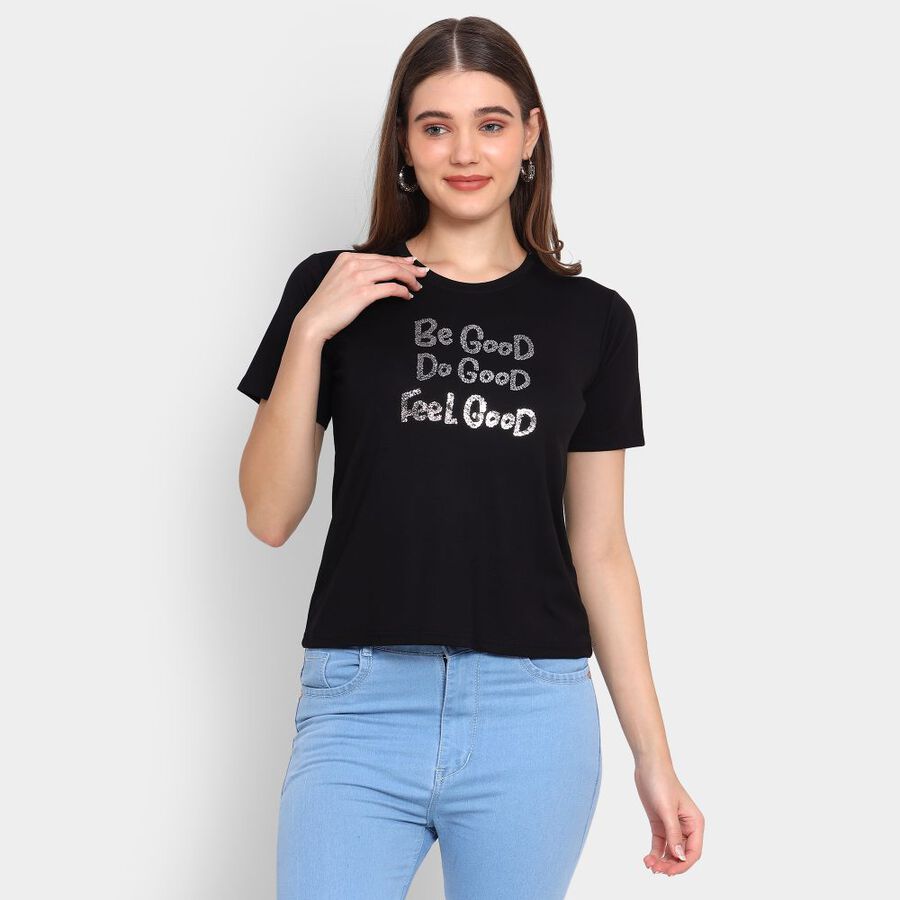 Ladies' T-Shirt, Black, large image number null